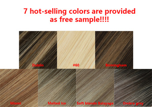 Ücretsiz örnek 100% kamboçyalı pürüzsüz ipeksi enjeksiyon bant remy insan saçı postiş - Product Image 3