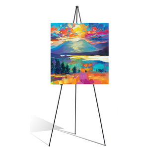 Thép cao dễ dàng gấp hiển thị giá vẽ xách tay Tripod đứng Wedding <span class=keywords><strong>easel</strong></span> đứng - Product Image 6