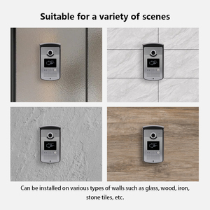 Teléfono de puerta inteligente con intercomunicador de 2 vías a prueba de agua Wifi con cámara de 1080P y sistema de timbre de vídeo con aplicación Tuya para uso en Villa - Product Image 5
