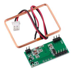 2024 New <strong>UART</strong> 125Khz RFID Reader Key ID Reader EM4100 Module RDM6300 Output Access Control System for <strong>Arduino</strong> Board