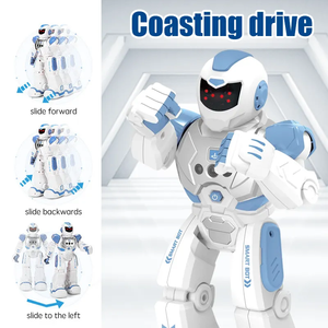 Robots de juguete RC multiusos Robot humanoide inteligente educativo programable con expresión Show Gesture Sensing Coasting Drive - Product Image 3