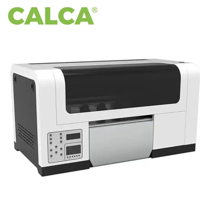 CALCA A3 Impressora DTF com 2 Ep/son I3200-A1 Printheads Automático Direto para Impressora De Filme para T-shirt PET Film Transfer Printing