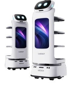 レストラン用の大画面配信ロボットを備えた高品質のスマート自動充電ウェイター - Product Image 1
