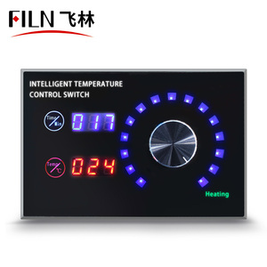 FILN New Intelligent <strong>Temperature</strong> <strong>Control</strong> Switch with Heating <strong>and</strong> <strong>Timer</strong> Function, Knob <strong>Control</strong> with <strong>Temperature</strong> Adapter - Product Image 1