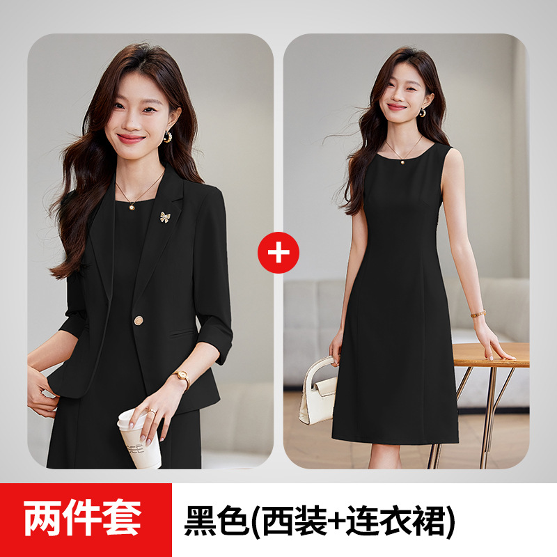 Black suit dress