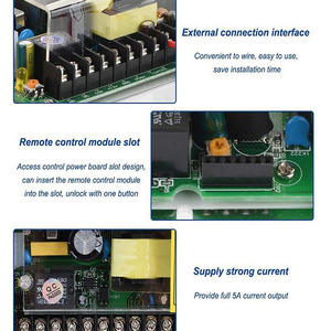 DC 12V controllo accessi interruttore di alimentazione 5A uscita AC110V-240V ingresso fonte di alimentazione adattatore fornitore per sistema di videocitofono - Product Image 6