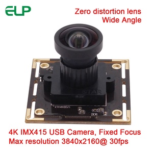 ELP 4K Wide Angle Camera 120 Degree Low Distortion CMOS IMX415 HD 2160P 30fps PC Webcam UVC for <strong>Raspberry</strong> <strong>Pi</strong>, OBS - Product Image 3