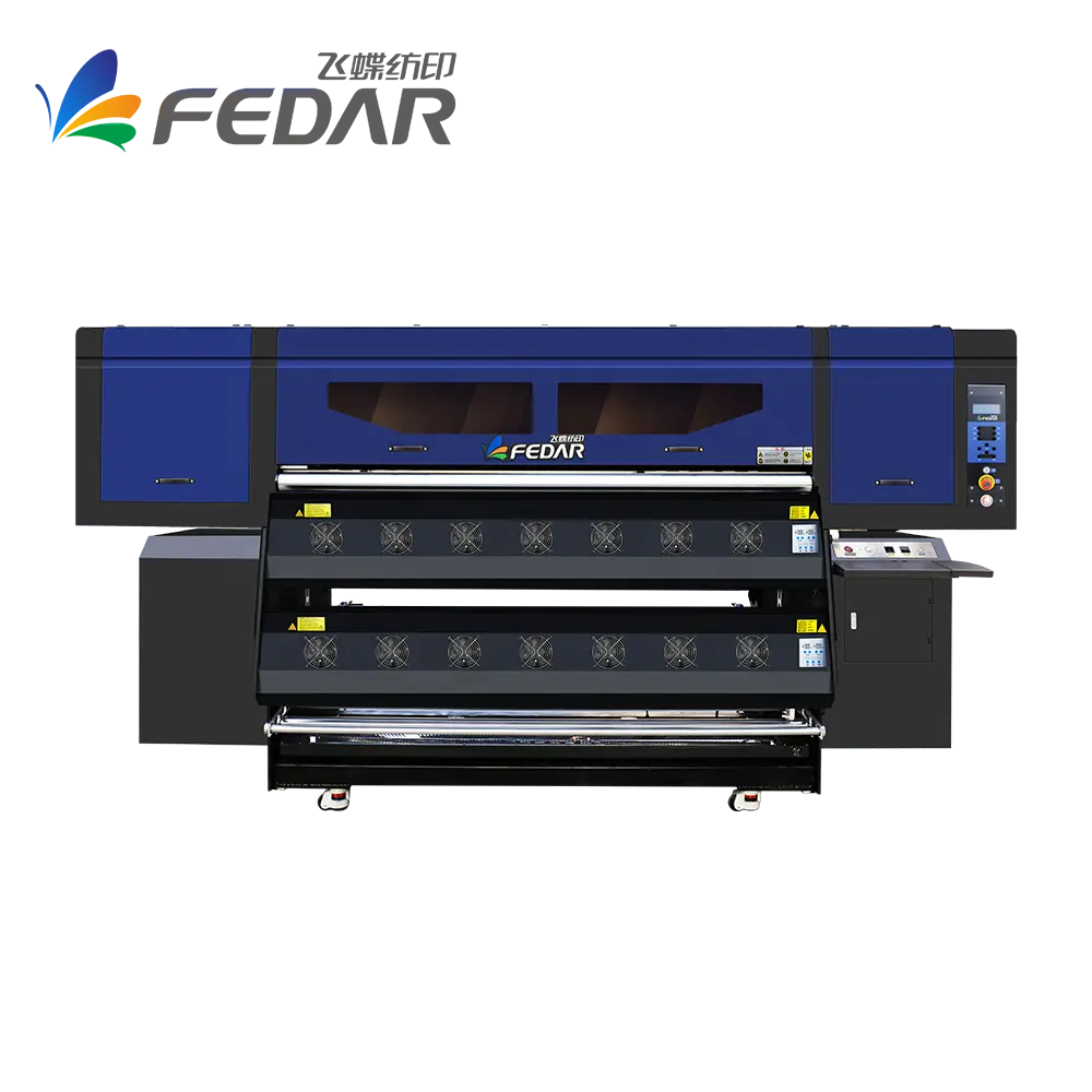 Geniş Format Fedar FD6198E boya süblimasyon yazıcı Transfer kağıt baskı makinesi