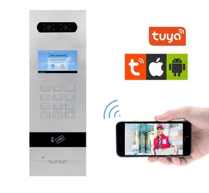 Sistema de seguridad de red IP a prueba de agua inteligente para el hogar Tuya, timbre Visual, visión nocturna, monitoreo móvil, desbloqueo remoto en la nube - Product Image 1