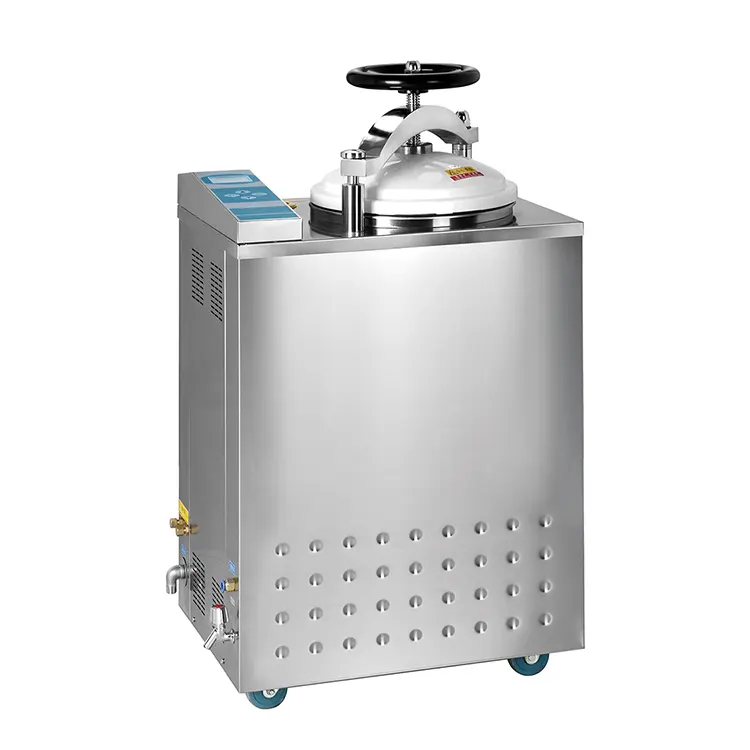 Máquina de esterilización por vapor Autoclave de alta presión Vertical de circulación completamente automática IKEME médica para laboratorio clínico