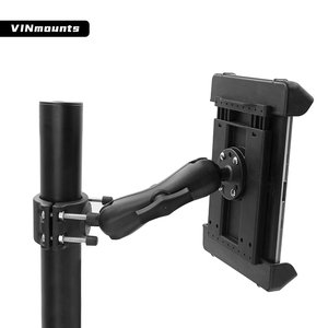 Vin <strong>Mounts</strong> Rugged Anti-shake Tablet <strong>Mount</strong> for UTV/ATV Pillar Clamp Ball Base for 2&quot; - 2.56&quot; Rails Compatible with IPad/Panasoni