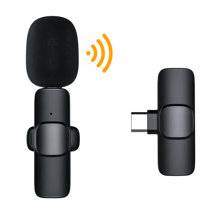 Nieuw Product K1 Draadloze Lavalier Microfoon Draadloze Mini Microfoon Outdoor Live Streaming