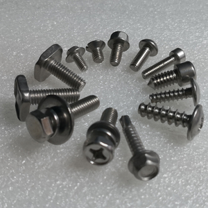 螺丝螺丝定制不锈钢M2.0-M10mm安全组合建筑专用梅花螺丝 - Product Image 2