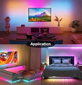 LEDs 144 WS2812B DC5V RGBIC LED Pixel nastro programmabile 7.5mm PCB indirizzabile RGB 5V WS2812 luce a LED - Product Image 6
