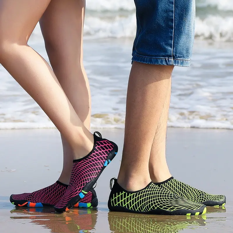 Unisex Swimming Neoprene Water Shoes Men Barefoot Outdoor Beach Upstream Aqua Shoes Plus Size Nonslip River Sea Diving Sneakers