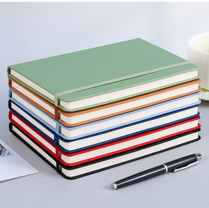 Elastic band <span class=keywords><strong>notebook</strong></span> jornal couro capa dura alunos pad planejador diário escritório suprimentos sublimação espaços em branco promocional personalizado