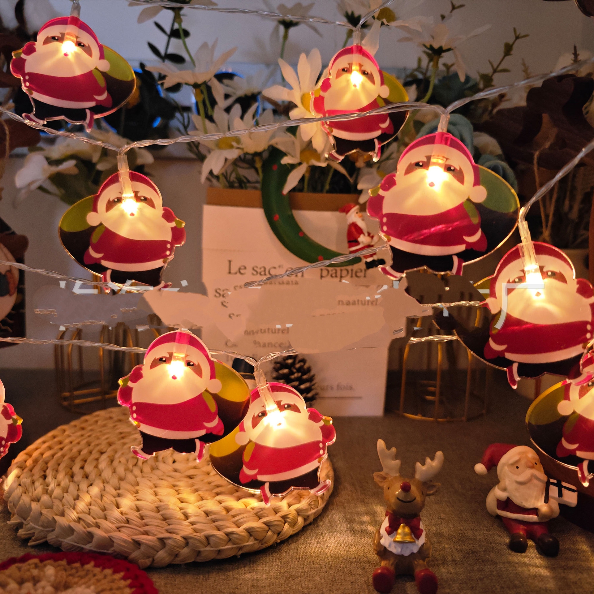 Backpack-Santa Claus 2M 10 lights