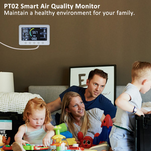 WiFi大気質モニターは、二酸化炭素、PM2.5、1.0、TVOC、温度、湿度、リレー機能付きIoTコントローラーを検出します - Product Image 2