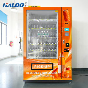 Haloo Máy bán hàng tự động nhà sản xuất maquina expendedora 24 giờ tự phục vụ Snack và uống Combo Automat Máy bán hàng tự động - Product Image 1