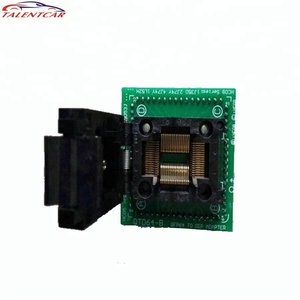 Adaptador QFP64 de alta calidad, adaptador de Base PCB, enchufe de prueba de 0,8 M para programador IC ETL705 908