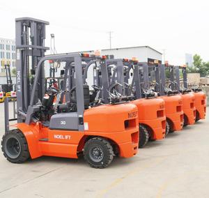 Carretilla elevadora de triple mástil de 4,8 metros para carga descarga de carga para contenedor