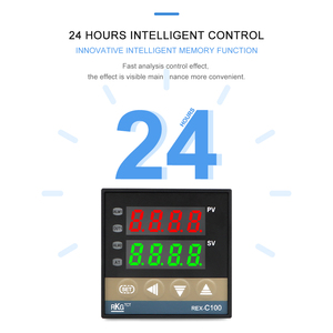 REX-C100 Intelligent PID <strong>Temperature</strong> <strong>Controller</strong> 220V Type <strong>K</strong> or Multiple Input Relay or SSR <strong>Output</strong> Digital Display Thermostats - Product Image 3