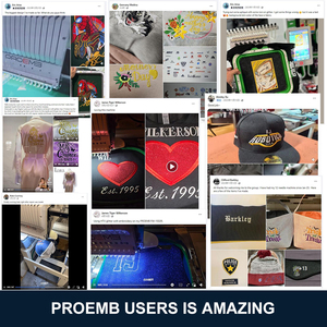 PROEMB מכונת רקמת כובעים באיכות גבוהה מכונת רקמה ממוחשבת ראש יחיד מכונת רקמה - Product Image 6