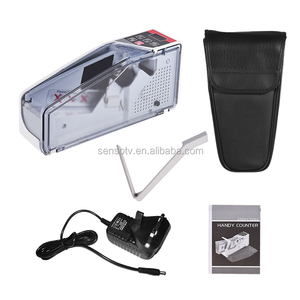 Mini contador de dinero portátil, máquina contadora de billetes en efectivo en todo el mundo con pantalla LED, enchufe Financiero Europeo/estadounidense - Product Image 2