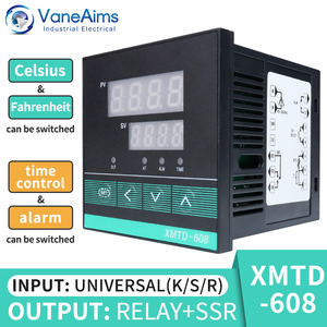 VaneAims Temperature <strong>Controllers</strong> XMTD-618 With Timer <strong>Function</strong> Digital Display, Intelligent <strong>PID</strong> Adjustment K/J/E/PT100 - Product Image 2
