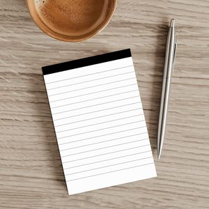 Ins Mini Student Notebook Fresh &amp; Simple Sticky Notes with Convenient Teardown Grid Horizontal Line Paper Cover - Product Image 4
