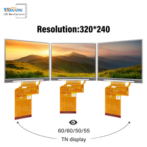 3.5นิ้วโมดูล LCD ความถี่60Hz 300ความสว่าง60Hz ทนต่ออุณหภูมิสูงพร้อมแผงสัมผัสแบบหลายแผงและบอร์ด - Product Image 6