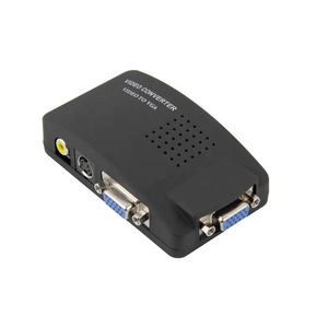 Convertidor de adaptador AV a VGA/Video a VGA Monitor USB Divisores de video Señal de TV Convertidor RCA a VGA