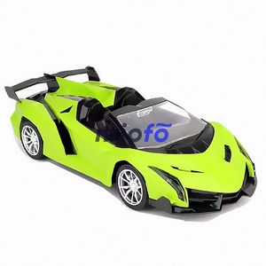 Telecomando per auto 1:18 luce colorata da corsa 4 canali Radio controllo auto giocattoli da corsa RC giocattolo auto - Product Image 5