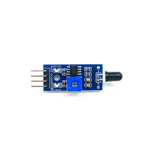 LM393 Módulo de sensor de detección de llama IR de 4 pines Detector de incendios Módulo receptor de infrarrojos para Arduino Diy Kit