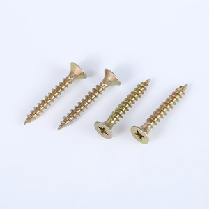 Ningbo工場セルフタッピングチップボードねじ盛り合わせサイズ黄色亜鉛メッキ木ねじ - Product Image 3