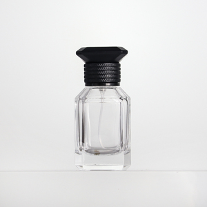 Popular <strong>Perfume</strong> Glass Bottle <strong>30m</strong> 50ml 100ml Square Shape Black Cap Frost Surface Diffuser Packing Available - Product Image 3
