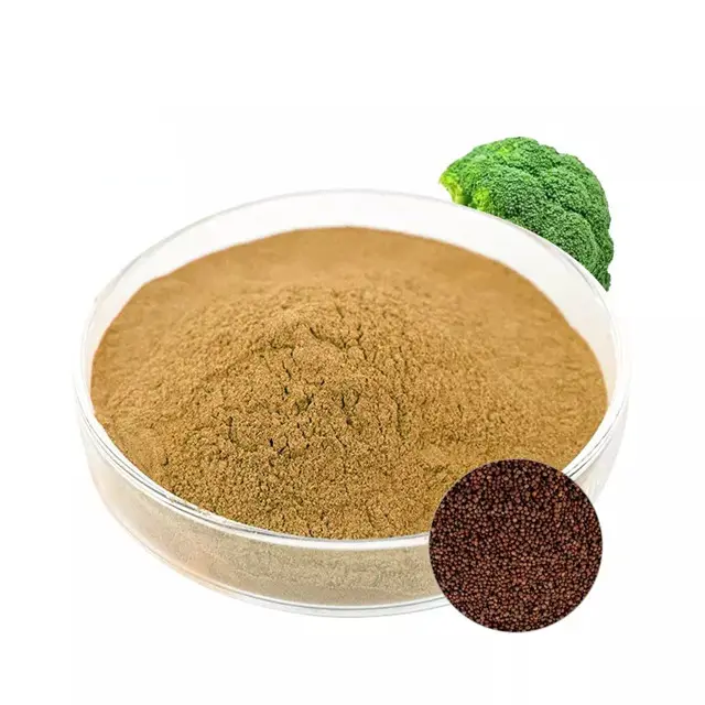 Estratto di semi di broccoli puro al 100% 1% polvere di glucoraphanina CAS 21414-41-5