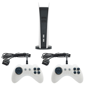 P5 bit คอนโซลเกมมินิเกมย้อนยุคคลาสสิกคอนโซลวิดีโอเกมทีวีที่มี200ในตัวและควบคุมจอยสติ๊กแบบมีสาย USB - Product Image 2
