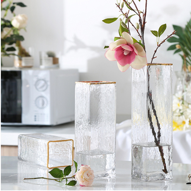 Perfect Wedding Glass Vases  Square Glass Vase Decorative Glass Vase for  Plants Home Office Garden Decor