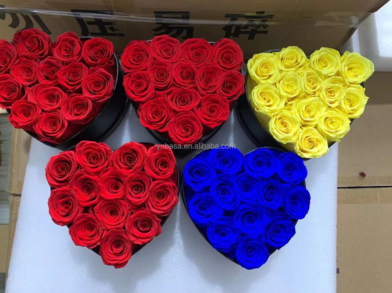 13 Roses dans la boîte de chaleur