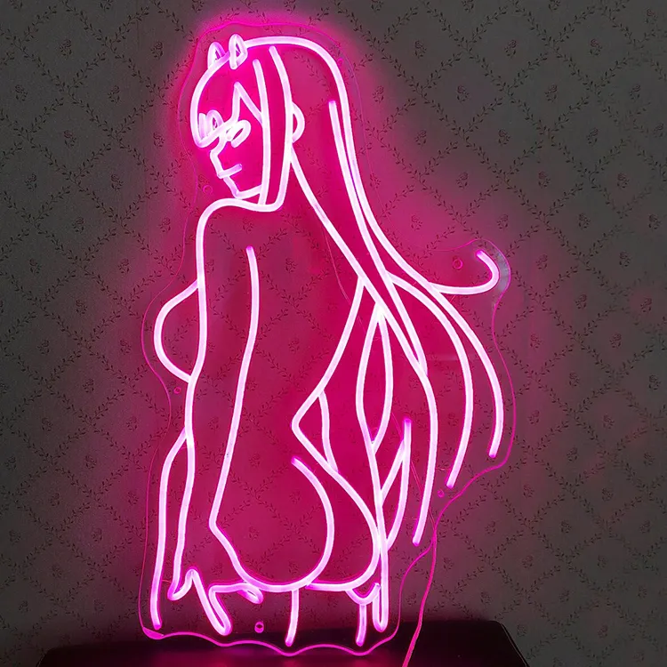 Sexy lady neon sign lamp lighting Custom Neon light Sign Decoration for bar KTV shop LED Neon Sign