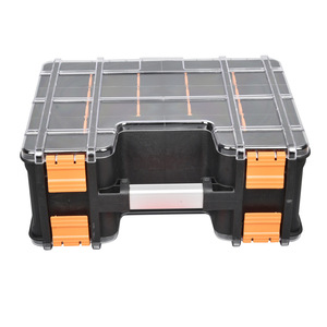 厂家直销便携式工具箱铝合金多功能零件箱 - Product Image 1