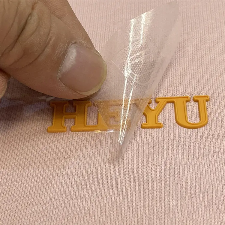 Etiqueta personalizada de vinil, transferências de calor logotipo etiquetas roupas de silicone adesivo design ferro na camisetas para roupas etiqueta de impressão 3d