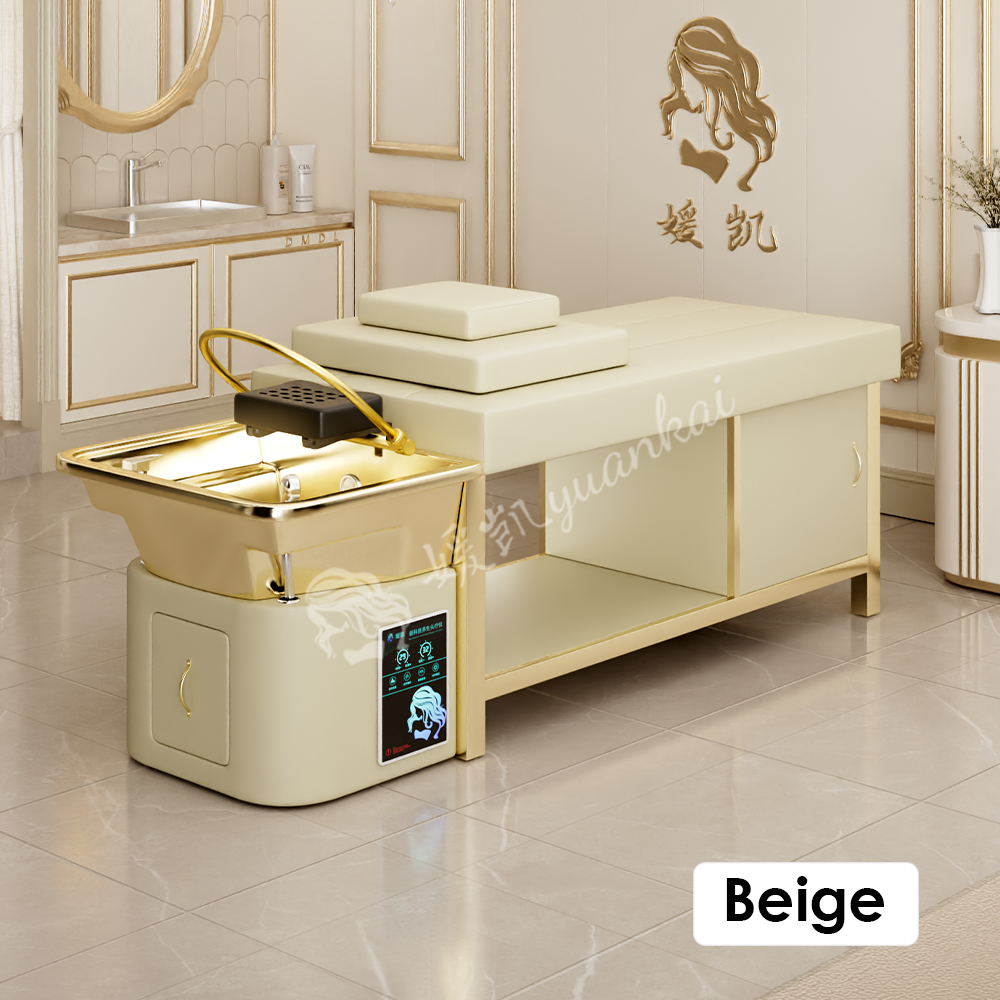 Cama de champú + calentador de agua
