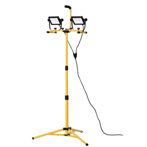 Ayrılabilir çift led ve hafif yüksekliği ayarlanabilir çelik Tripod ile 7000 lümen 70W Tripod çalışma ışığı - Product Image 1