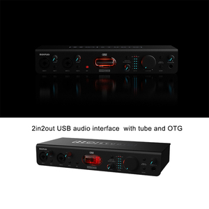 Midiplus Studio Valve Professional 2 in 2 Out USB <strong>Audio</strong> <strong>Interface</strong> with Tube Recording Sound Card for PC/Phone/Live Streaming - Product Image 4