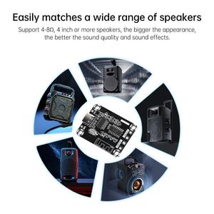 DC5V 5W+5W Bluetooth Power Amplifie Module PAM8403 Stereo Class D <strong>Audio</strong> Power Amplifier Chip BT5.0 Support 4-8 Speaker - Product Image 3