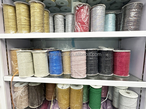 Correa elástica de color poliéster de 3MM y 9MM Cordón elástico plano suave 231 colores disponibles - Product Image 6