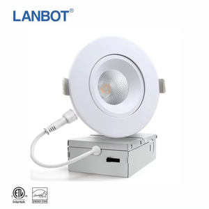 एटीएल अल्ट्रा पतले आवास मुक्त एयर टाइट 12w 1105lm 4 "नेतृत्व कोब गिबल अमेरिका के बाजार के लिए जे-बॉक्स के साथ डाउनलाइट वापस - Product Image 1