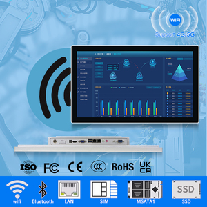 Benutzer definierter 19-Zoll-Industrie-Panel-PC mit kapazitivem Touchscreen-Embedded-Wand montage J1900 I3 I5 I7 CPU USB VGA Lager verfügbar - Product Image 6